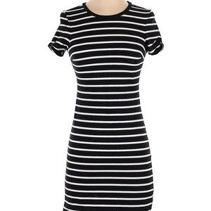 Black and White stripped small old navy dress